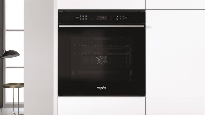 Trouba vestavná Whirlpool W7 OS4 4S2 H BL, černá, design W Collection