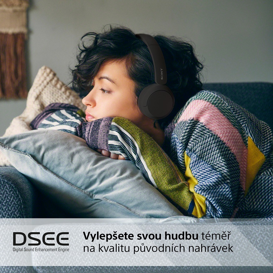 Sluchátka Sony WH-CH520 - růžová
