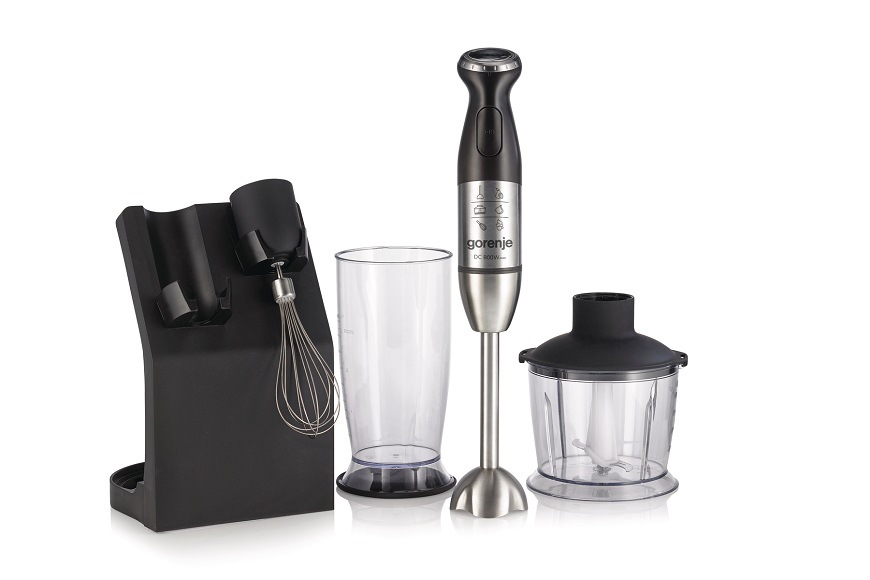 Ponorný mixér Gorenje HBC807QB, černý, Praktický stojánek