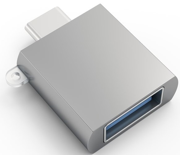 Redukce Satechi USB 3.0/USB-C - šedá