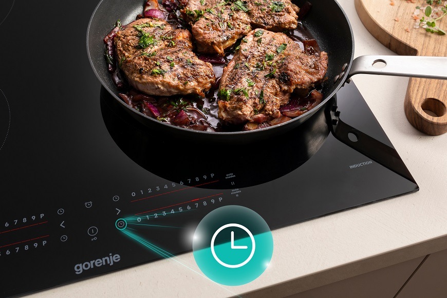 Varná deska Gorenje GI6432BCWF, černá, časovač