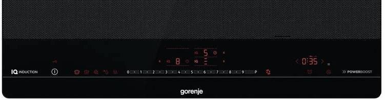 Indukční varná deska Gorenje IS645BLG, panel
