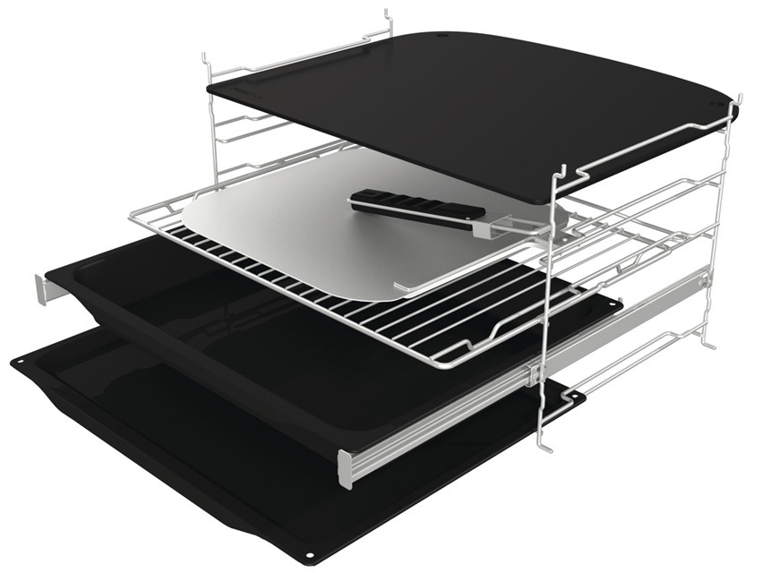 Vestavná trouba Gorenje GO66EPIZZA350C, černá, dodávané příslušenství