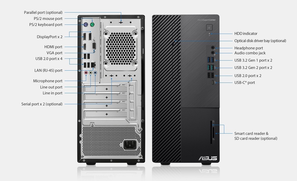 Asus ExpertCenter D7 Mini Tower (D700ME-3131051X)