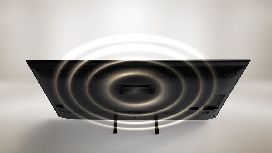 Televize Hisense 75A7Q, vestavný subwoofer