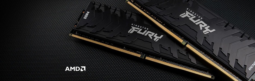 DIMM Kingston FURY Renegade Black DDR4 64 GB (2× 32 GB) (KF432C16RBK2/64)