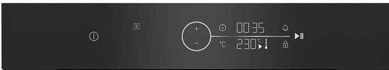 Trouba vestavná Beko Beyond BBIM17400BDS, černá, panel