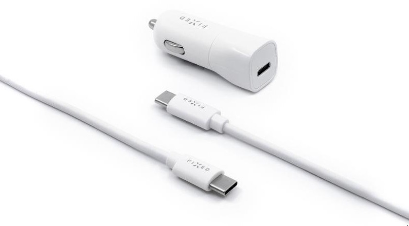 Adaptér do auta FIXED USB-C PD 18 W