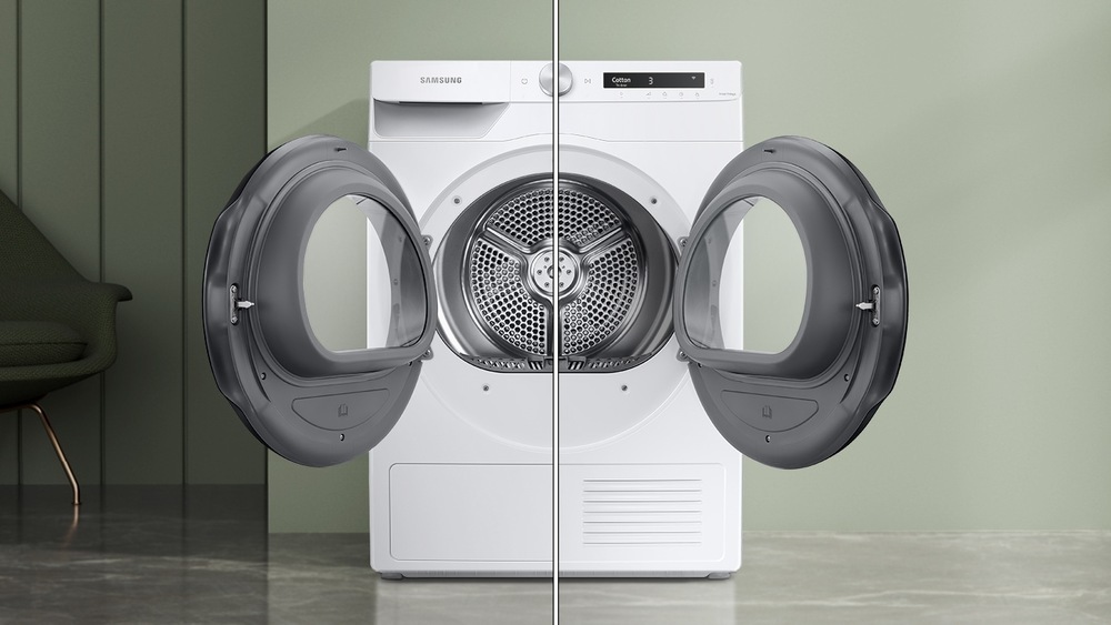 Sušička prádla Samsung DV90T6240LB/S7, reverzní dvířka