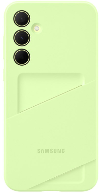 Kryt na mobil Samsung Galaxy A35 s kapsou na kartu - zelený