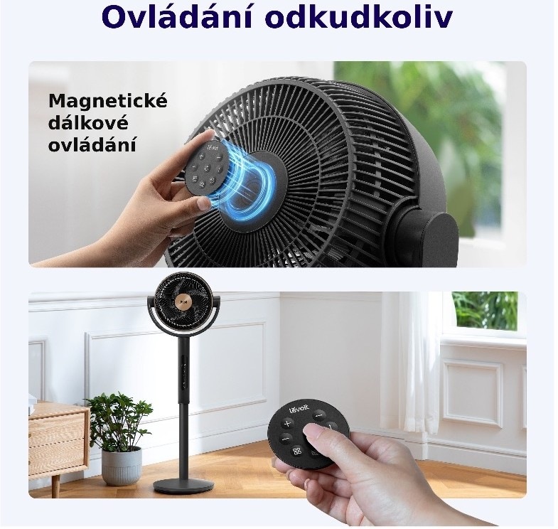 Ventilátor stojanový Levoit TempSense R432 DC Cyclone Fan