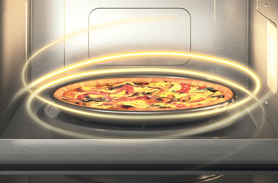 Mikrovlnná trouba Whirlpool Urban beige WMD44ME, vestavná, technologie Crisp