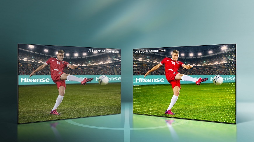 Hisense TV 55E8Q, AI Sports Mode