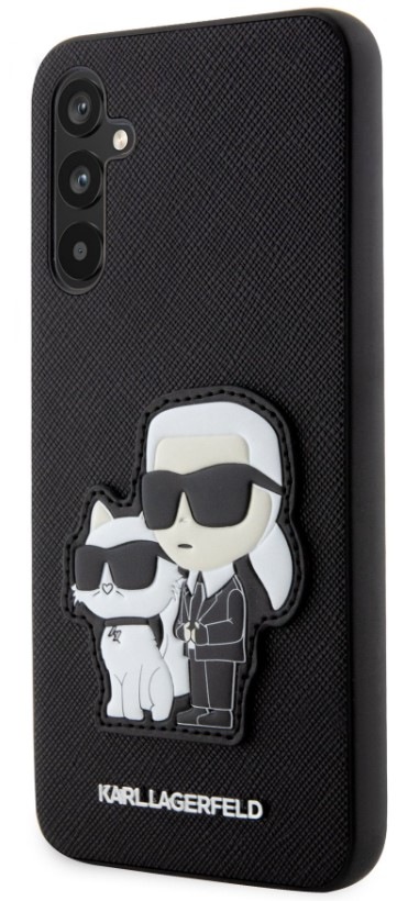 Karl Lagerfeld PU Saffiano Karl and Choupette NFT na Samsung Galaxy A54, černá
