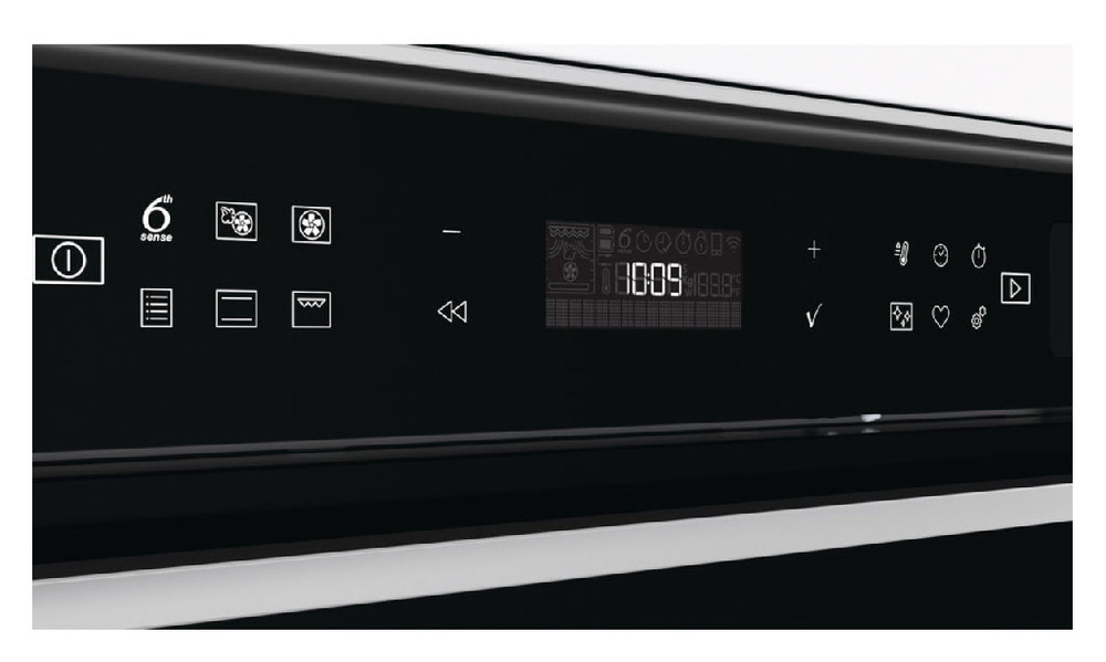 Trouba vestavná Whirlpool W7 OS4 4S1 P BL, parní