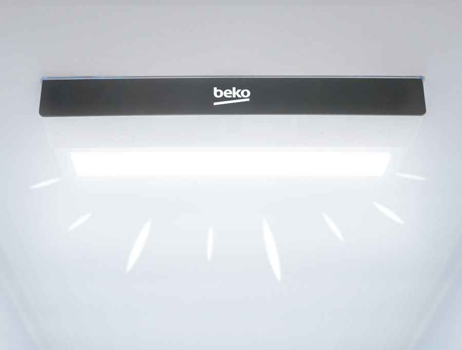 Chladnička kombinovaná Beko B3BCNA294HS, NoFrost vestavná, LED osvětlení 