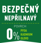 Bezpečný nepřilnavý povrch