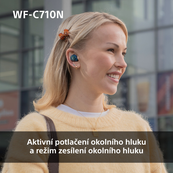 Sluchátka Sony WF-C710N Noise Cancelling - modrá