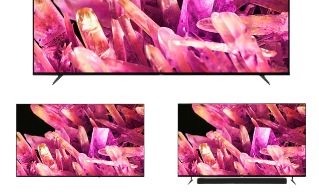 Televize Sony XR-65X93K, Vícepolohový stojan nastavitelný ve 3 směrech