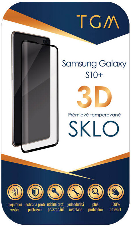 TGM 3D pro Samsung Galaxy S10+, černá