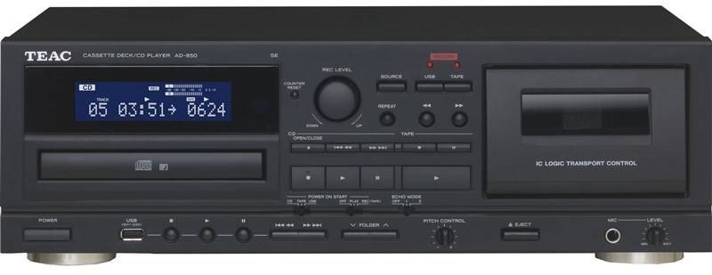 CD přehrávač Teac AD-850-SE, s kazetovou mechanikou