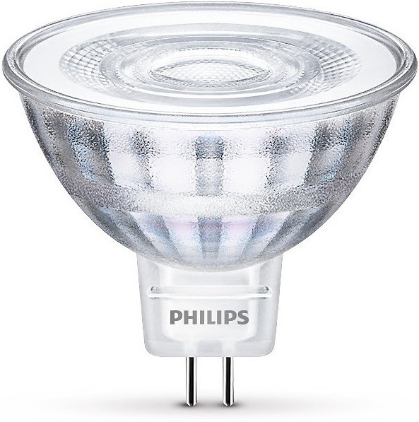 Philips LED, bodová, 5W, GU5.3, teplá bílá