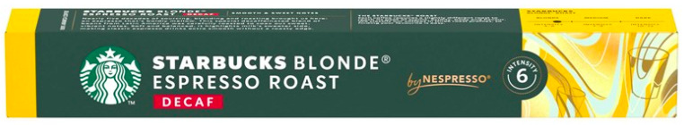 Kapsle Starbucks NC Blonde Espresso Roast Decaf 10 Caps