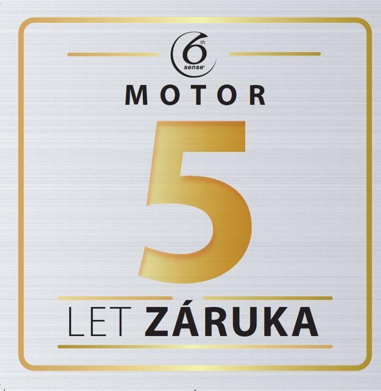 Záruka na motor 5 let