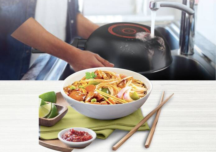 Pánev WOK Tefal Simply Clean B5671953, 28 cm