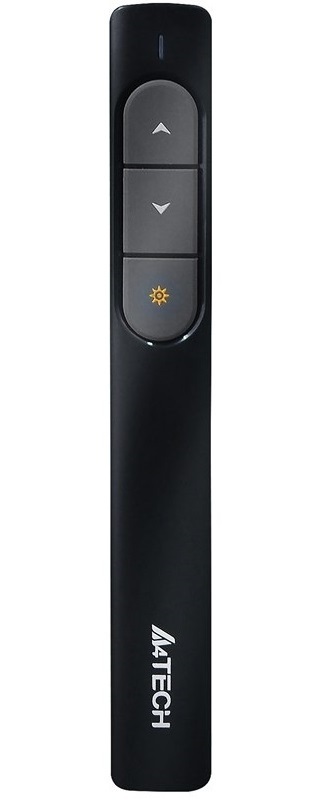 Bezdrátový prezentér A4Tech 2.4G Wireless Laser Pen, černá