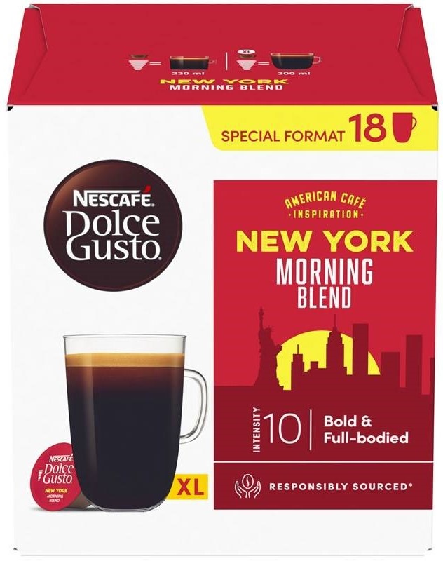 NESCAFÉ® Dolce Gusto® Grande New York kávové kapsle 18 ks