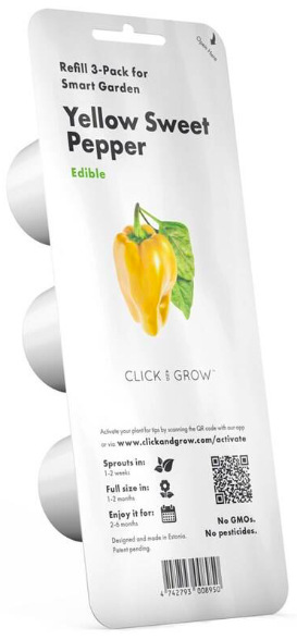 Semínka Click and Grow Sladká žlutá paprika - 3 ks