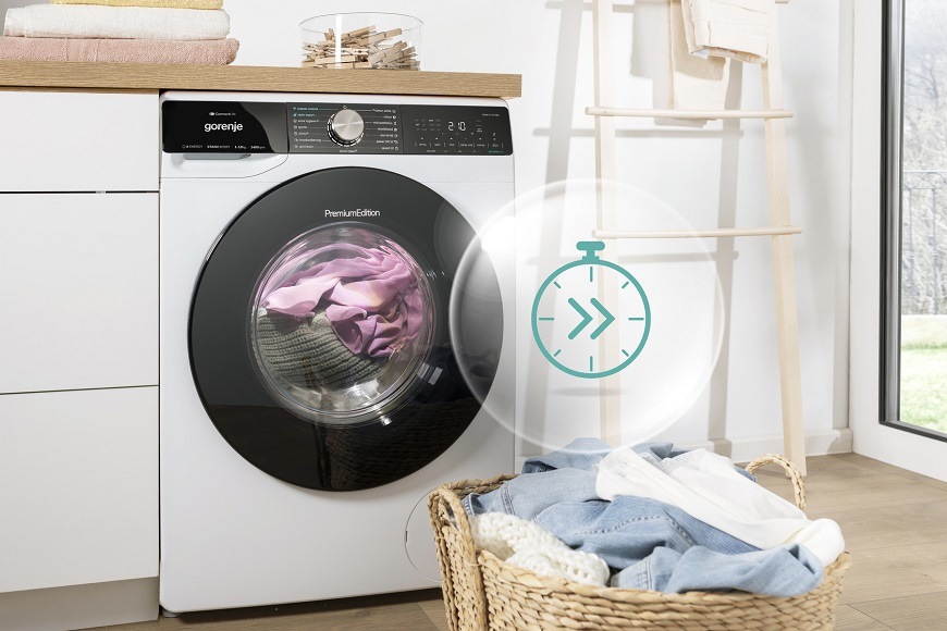 předem plněná pračka Gorenje WPNEI14A2SWIFI, bílá, FastWashing