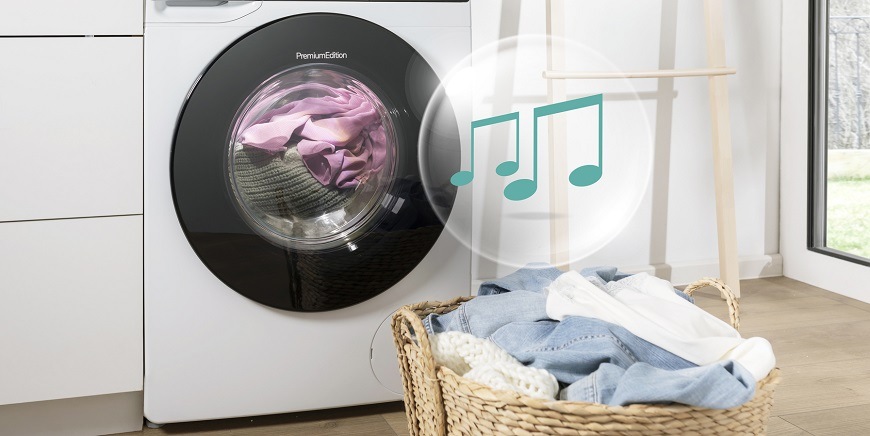 Předem plněná pračka Gorenje WPNA84A2TSWIFI, bílá, SoftSound