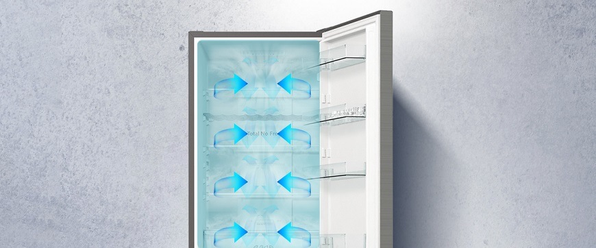 Chladnička Hisense RL481N4BWE, bílá, Multi Air Flow