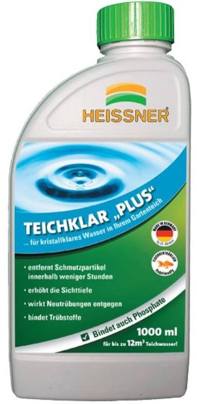 Jezírková chemie Heissner čirá jezírková voda PLUS 1000 ml až na 12m3