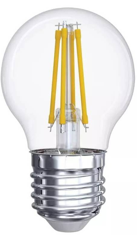 Žárovka LED EMOS Filament Mini Globe, 6W, E14, neutrální bílá