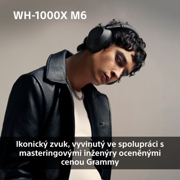 Sluchátka Sony WH-1000XM6, Noise Cancelling - modrá