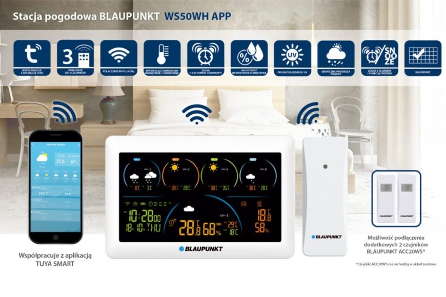 Blaupunkt WS50WH APP, bílá