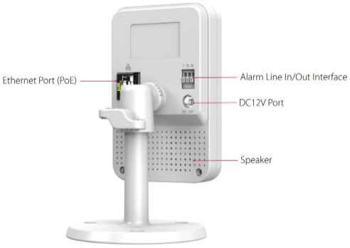 IP kamera Dahua C4K-P, vnitřní, Wi-Fi, 4Mpix, objektiv 3,6mm, IR až 30m - bílá