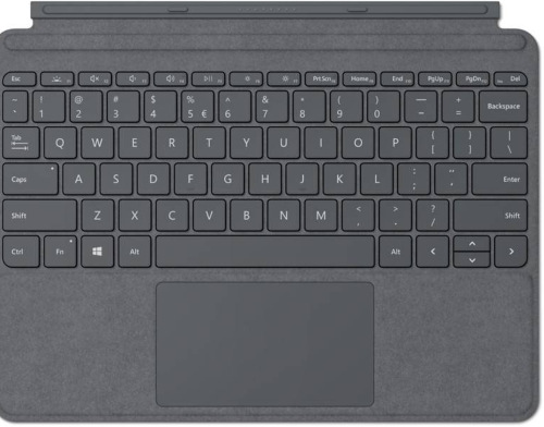 Microsoft Surface Go Type Cover, US layout, šedá