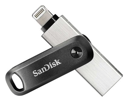 USB Flash SanDisk iXpand Luxe 64GB, USB-C + Lightning (SDIX70N-064G-GN6NN) šedý