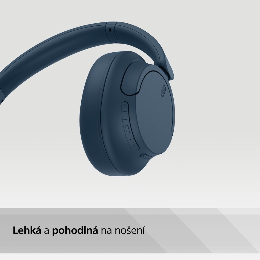 Sluchátka Sony WH-CH720N, modrá, komfort při nošení