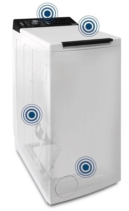 Pračka Beko BTL1WFP10622, vrchem plněná, optické senzory