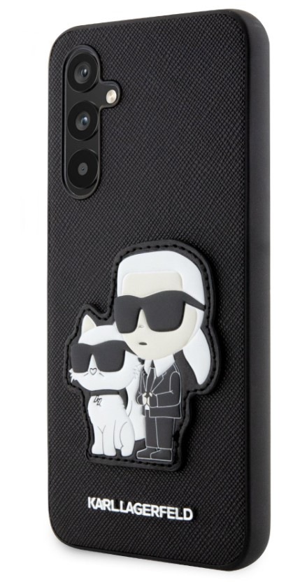 Karl Lagerfeld PU Saffiano Karl and Choupette NFT na Samsung Galaxy A34, černá