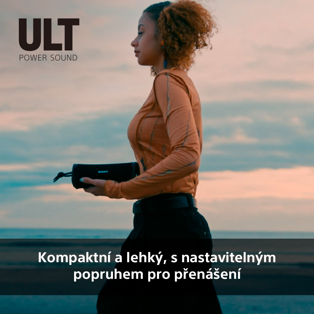 Přenosný reproduktor Sony ULT FIELD 1, bílá