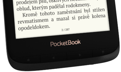Pocket Book 627 Touch Lux 4 (PB627-S-WW), stříbrná