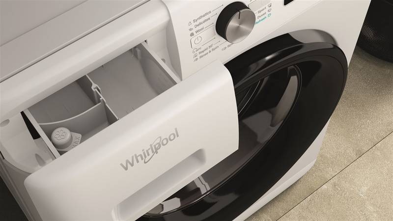 Pračka Whirlpool FFB 8258 BV EE, bílá, zásobník pracího prášku