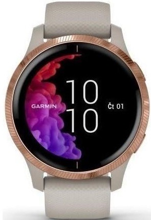 Garmin Venu, Rose Gold / Sand