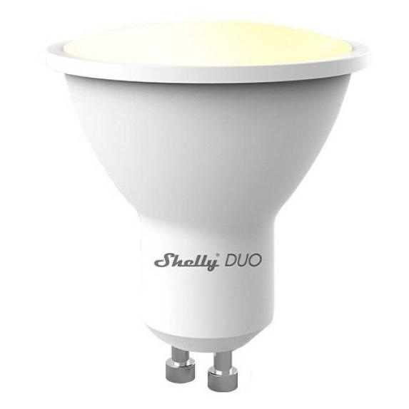 Chytrá žárovka Shelly DUO, stmívatelná 475 lm, GU10, nastavitelná teplota bílé, WiFi (SHELLY-DUO-G10)
